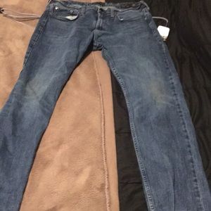 Blue skinny jeans from pac sun